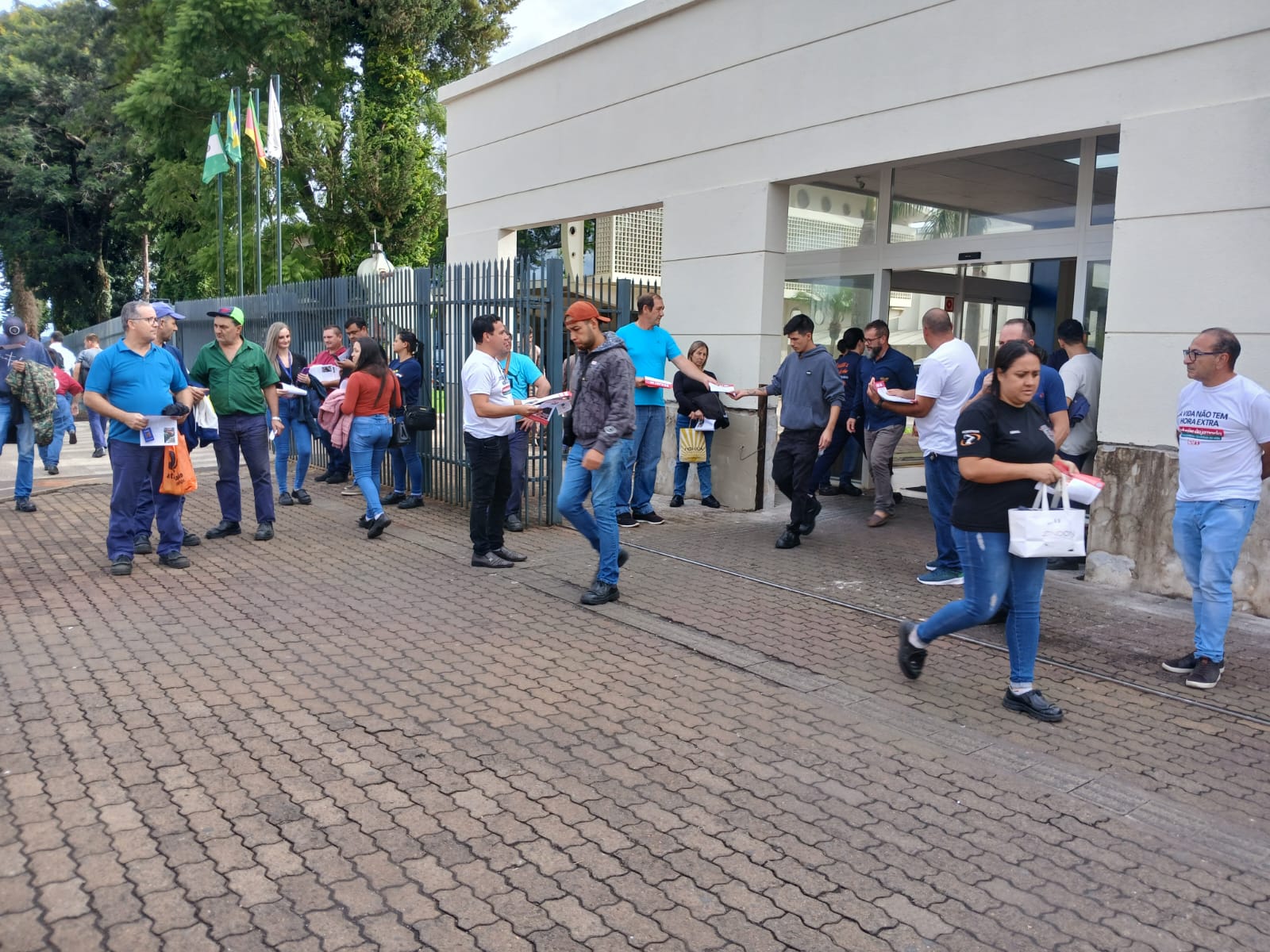 Atividade em Panambi marca início da caravana de mobilização dos metalúrgicos da CUT-RS, nas Missões