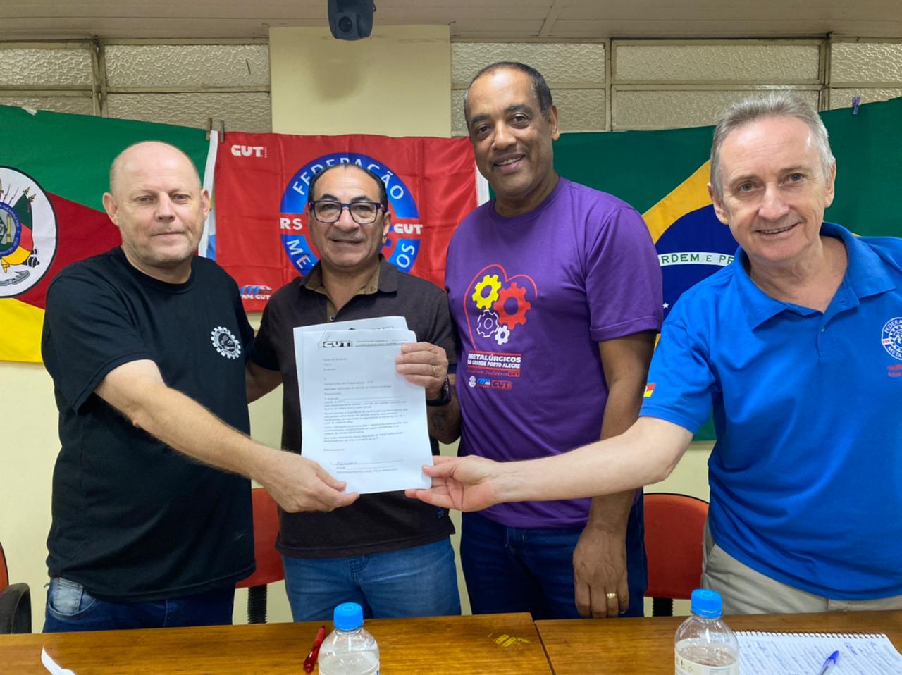 Sindicato dos Metalúrgicos de Panambi regulariza situação com a CUT-RS