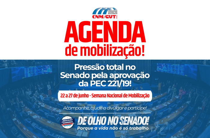 Semana de mobilização nacional amplia pressão no Senado pela aprovação da PEC 221/19