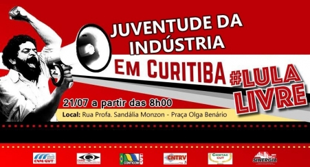 Metalúrgicos gaúchos vão a Curitiba participar da Juventude da Indústria no acampamento Lula Livre