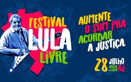 Festival no Rio reforça campanha por eleições democráticas e Lula Livre