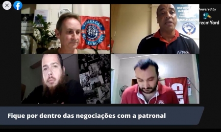 Live da FTM-RS apresenta novidades sobre a negociação com a patronal