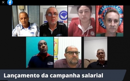 Metalúrgicos de todo RS acompanharam a live de lançamento da campanha salarial