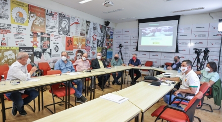 Lula e centrais sindicais se encontram com representantes dos trabalhadores e do governo da Espanha para discutir direitos trabalhistas