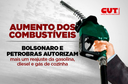 Petrobras aumenta a gasolina em 18,76%, diesel em 24,93% e gás de cozinha em 16,1%