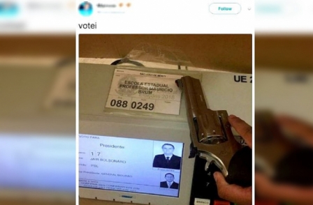 TSE proíbe porte de armas perto dos locais de votação nos dias de eleição