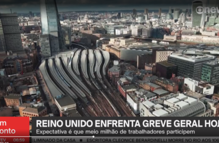 Trabalhadores fazem a maior greve geral em uma década no Reino Unido