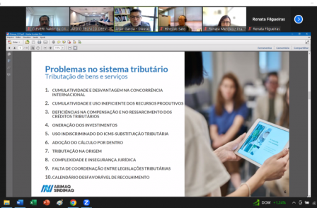 Metalúrgicos debatem reforma tributária com setor de Máquinas e equipamentos