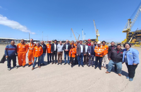 CNM/CUT visita estaleiro no sul e debate setor naval
