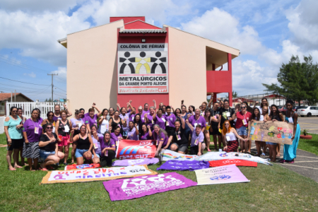 Encontro do Coletivo Gabi, de Mulheres Metalúrgicas, reúne trabalhadoras e dirigentes sindicais de todo o RS