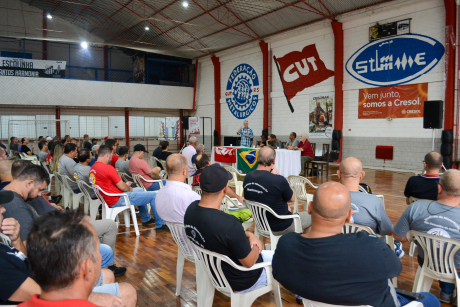 Plenária do Macrossetor da Indústria da CUT-RS debate mobilização para fortalecer Campanha Salarial Unificada