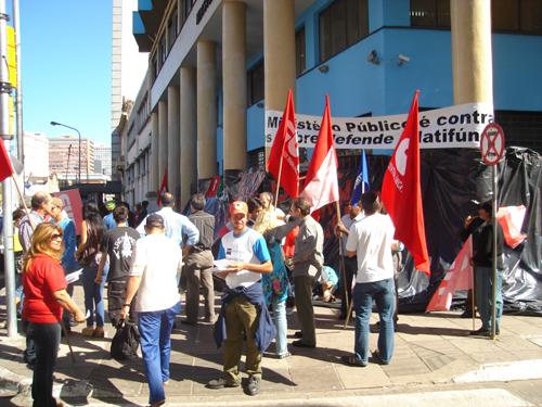Trabalhadores do MST entram em jejum