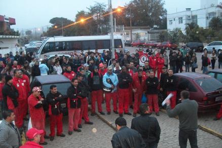 Metalúrgicos de São Leopoldo paralisam a Weatheford 